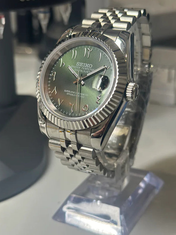 SEIKOMOD Arabic Dial | Olive Green