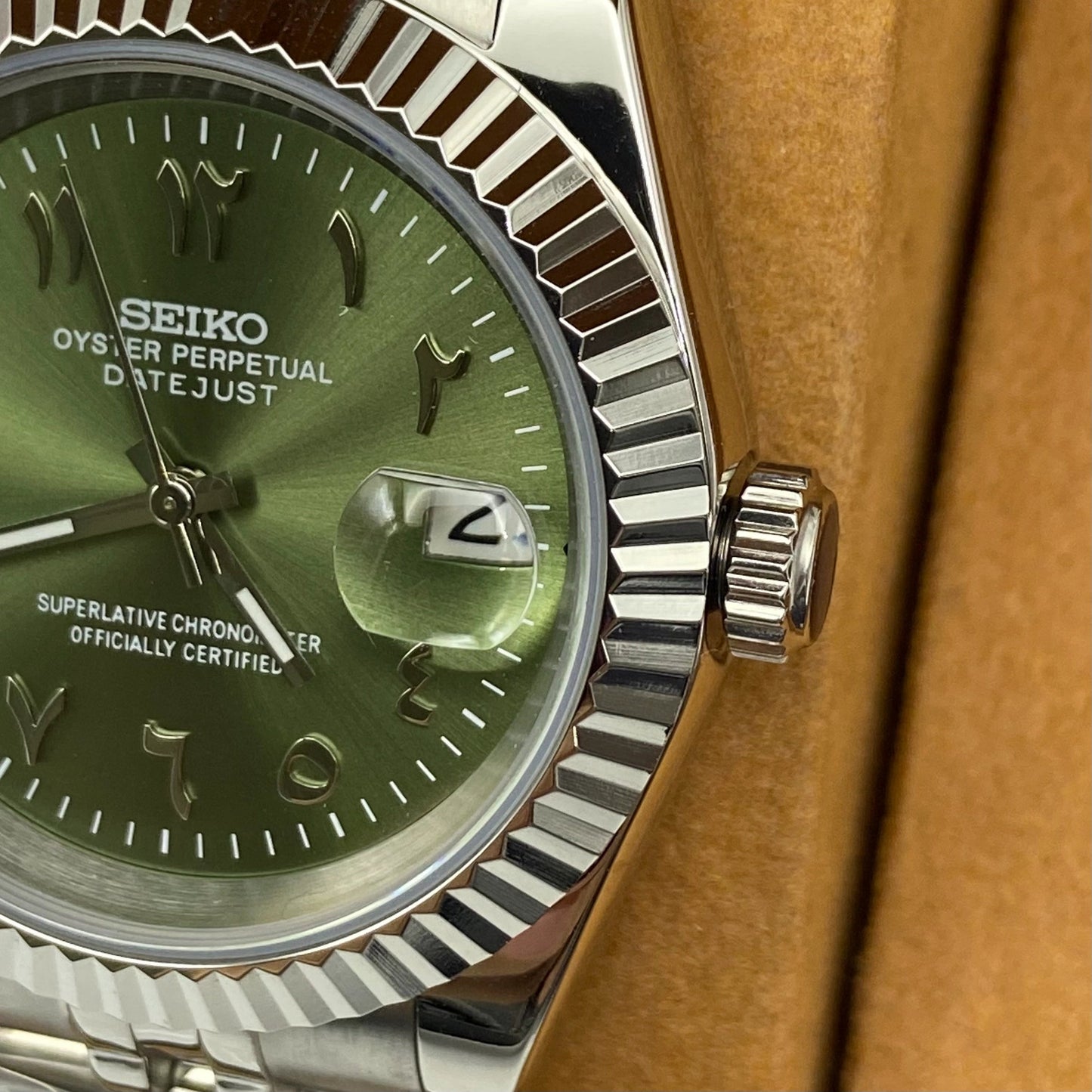 SEIKOMOD Arabic Dial | Olive Green