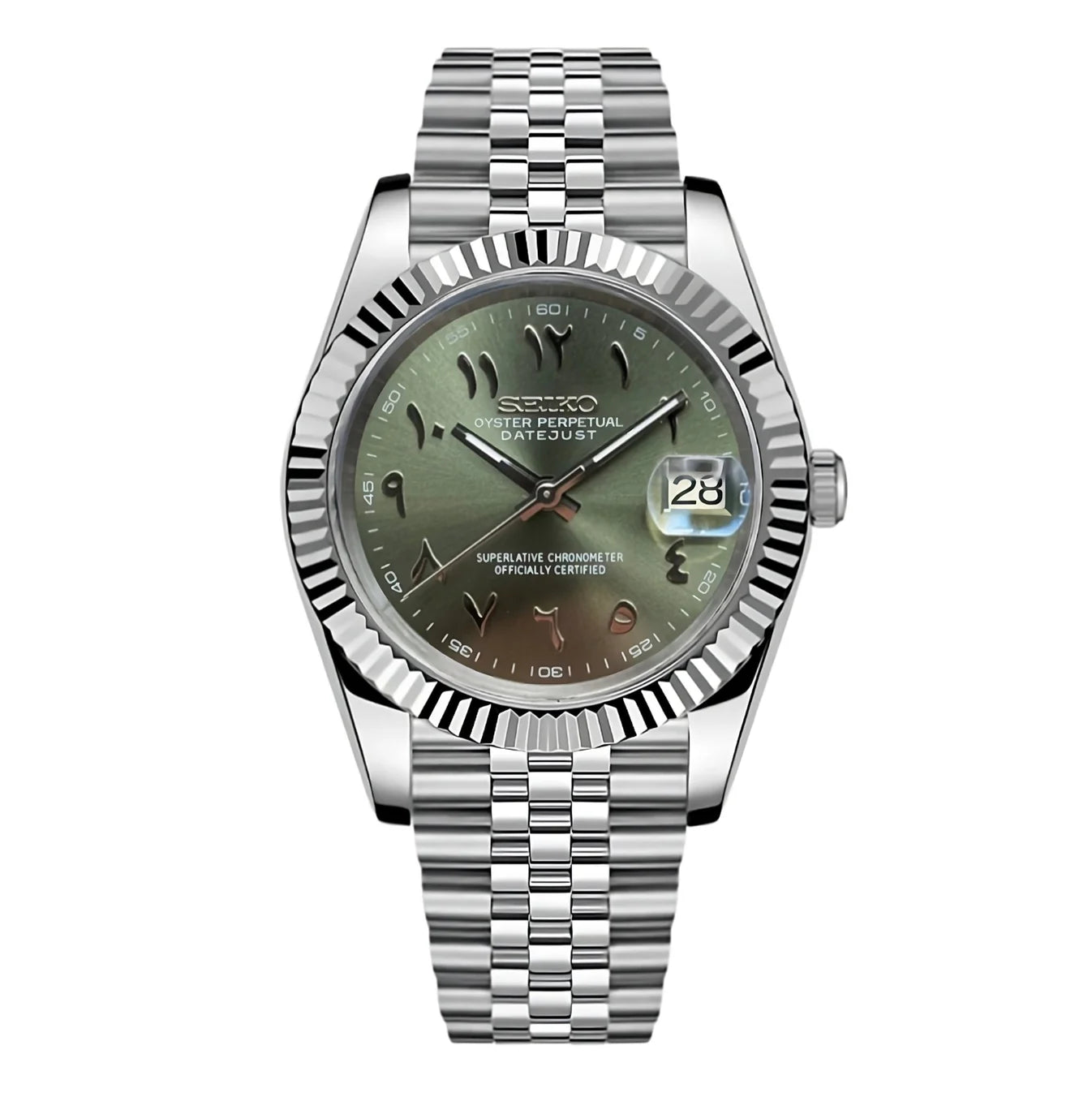 SEIKOMOD Arabic Dial | Olive Green